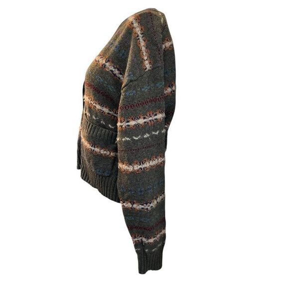 Polo Ralph Lauren Ladies Medium Frisle Button Front V Neck Cardigan Sweater - Picture 7 of 9